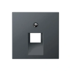 Изображение Накладка на розетку информационную EcoProfi Standart антрацит EP569-1BFPLUAAN Jung
