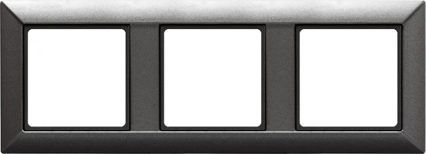 Изображение Рамка на 3 поста Eco Profi антрацит EP483A Jung