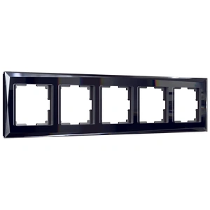 Изображение Рамка на 5 постов Diamant (черный) W0051208