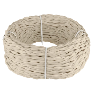 Изображение Ретро кабель витой 3х2,5 (песочный) 50 м W6453646