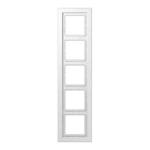 Изображение Рамка на 5 постов LS-design белый LSD985WW  Jung