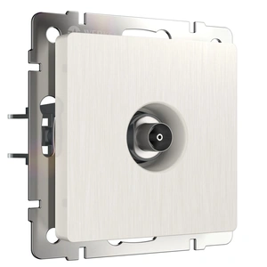 Изображение ТВ-розетка оконечная (перламутровый рифленый) W1183013