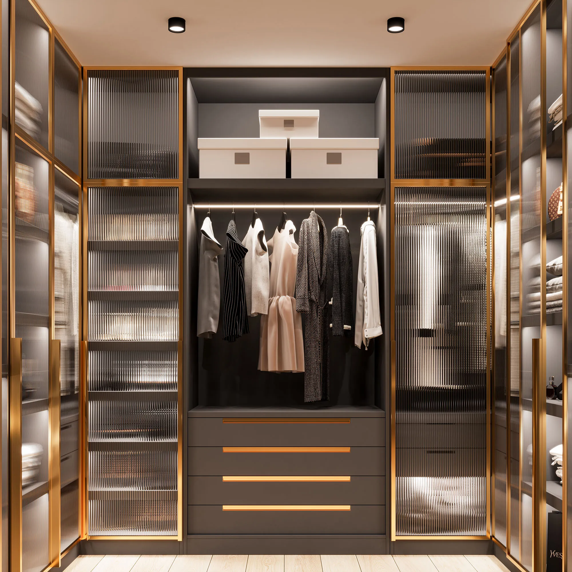 Профиль WARDROBE-1930-2000 ANOD (Arlight, Алюминий) - Изображение