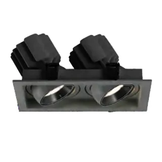Светильник MS-VORTEX-BUILT-S250x140-2x30W Day4000 (BK-BK, 30 deg, 230V) (Arlight, IP20 Металл, 5 лет) - Изображение