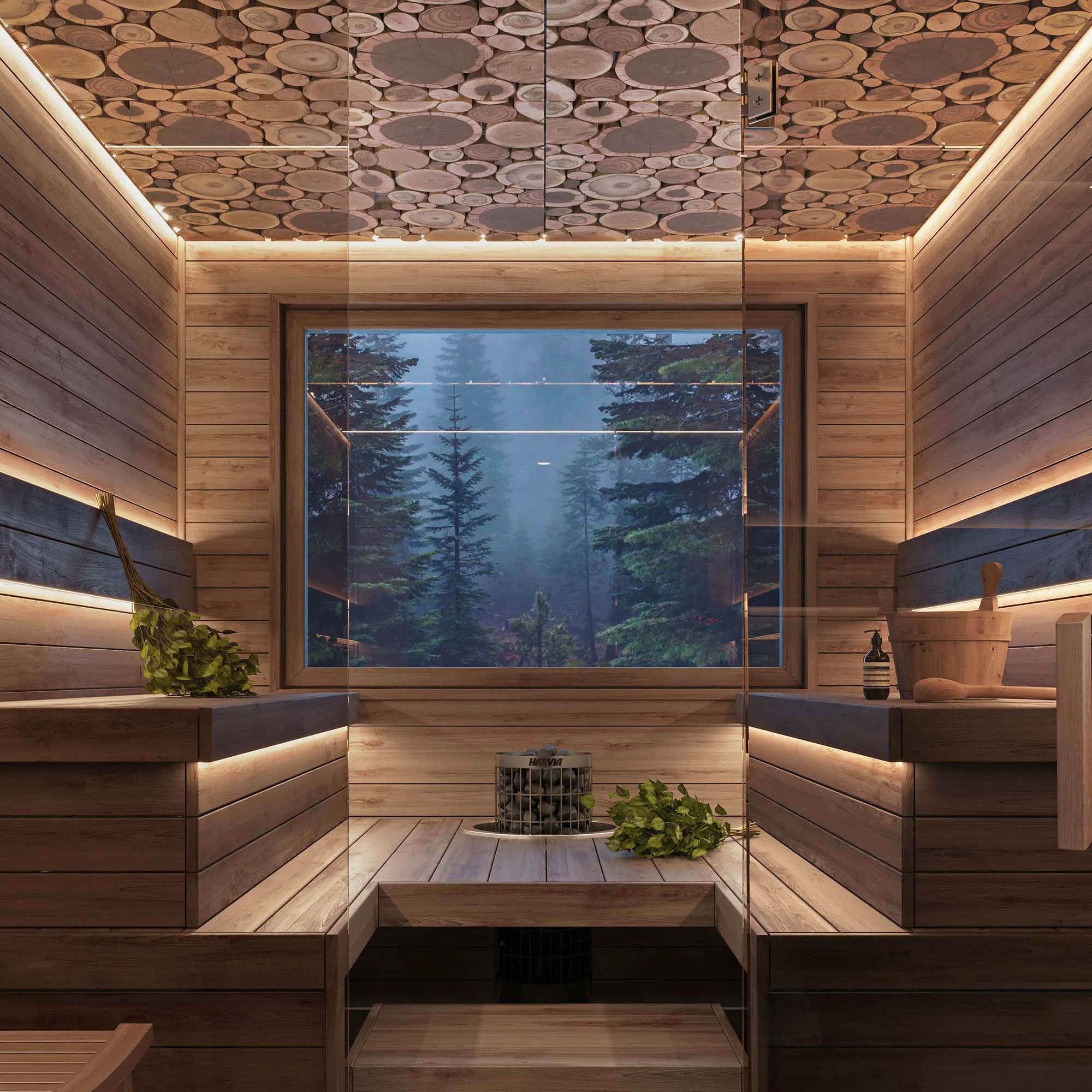 Лента герметичная MOONLIGHT-TOP-X320-13x12mm 24V White6500 (5 W/m, IP67, sauna, 5m, wire x1) (Arlight, Вывод вниз, 3 года) - Изображение