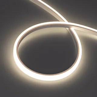 Лента герметичная WAVE-TOP-PU-A144-10x10mm 24V Warm3000 (5 W/m, IP68, 5m, wire x2) (Arlight, Вывод боковой, 3 года) - Изображение